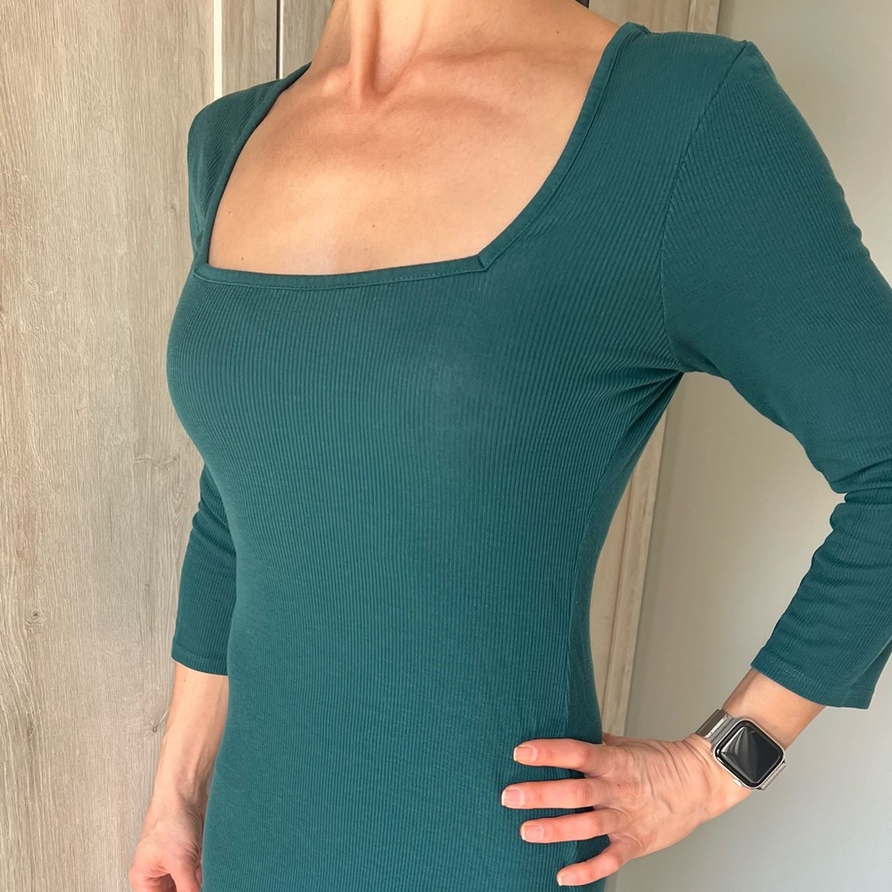 XS Moda 3/4 sleeve with square neck